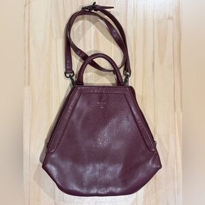 Matt & Nat Lucy Deep Burgundy Tote Bag Crossbody
